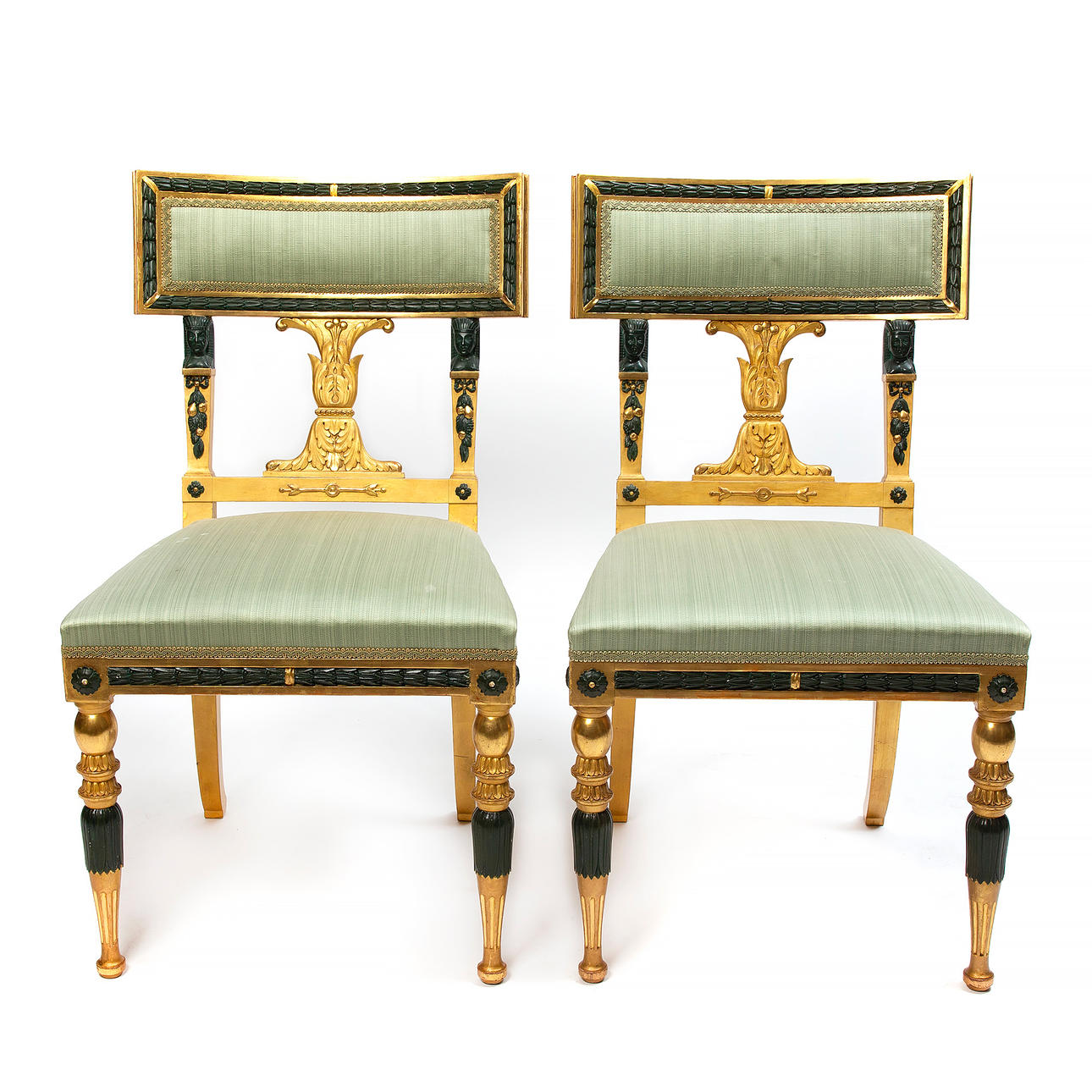 CHAIRS, a pair, Late Gustavian style, circa 1900.
