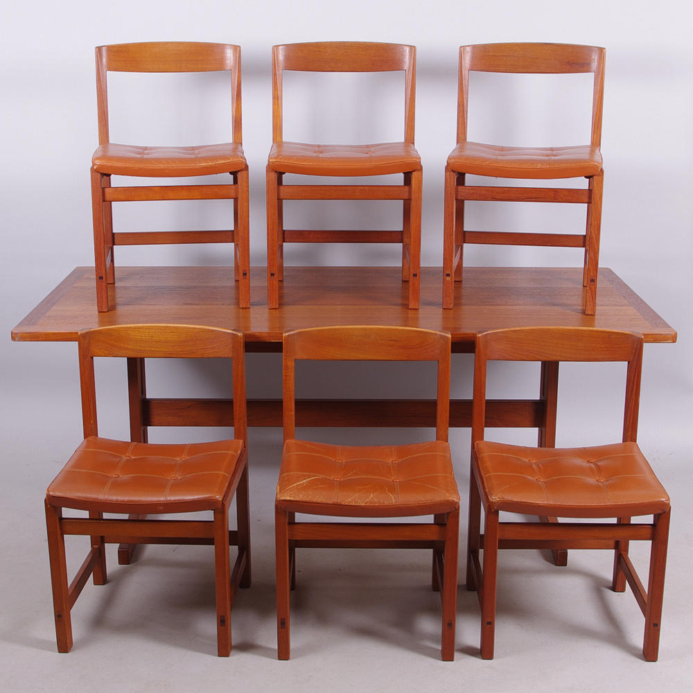 MATSALSGRUPP, teak, "Corona", design Lennart Bender.