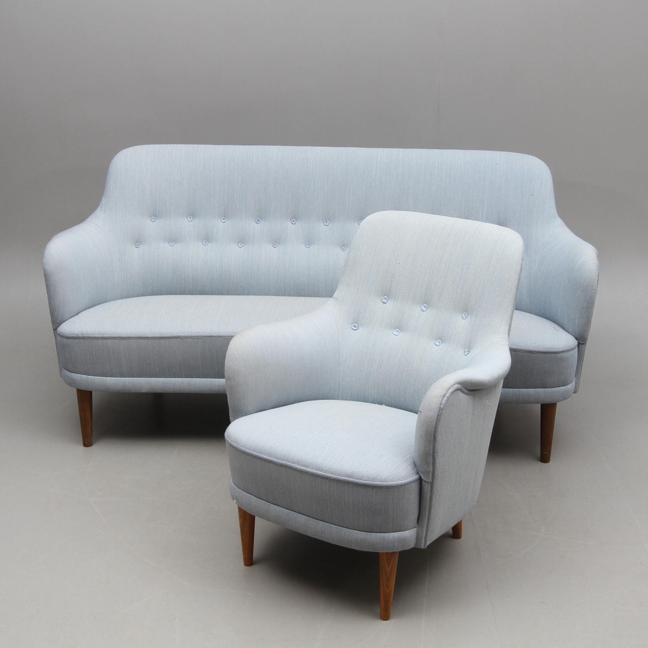 SOFFA, FÅTÖLJ, "Samsas", Carl Malmsten.