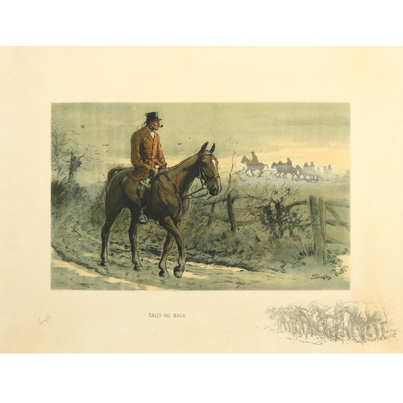 AFTER SNAFFLES (1884-1967). TALLY-HO BACK.