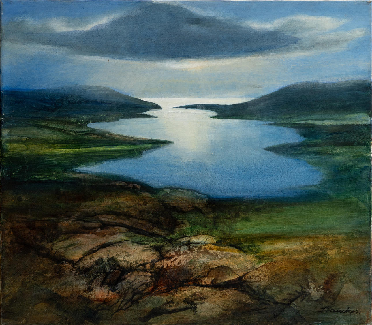 DIETER FRAMKE (GEB. 1935). Irlands kust.