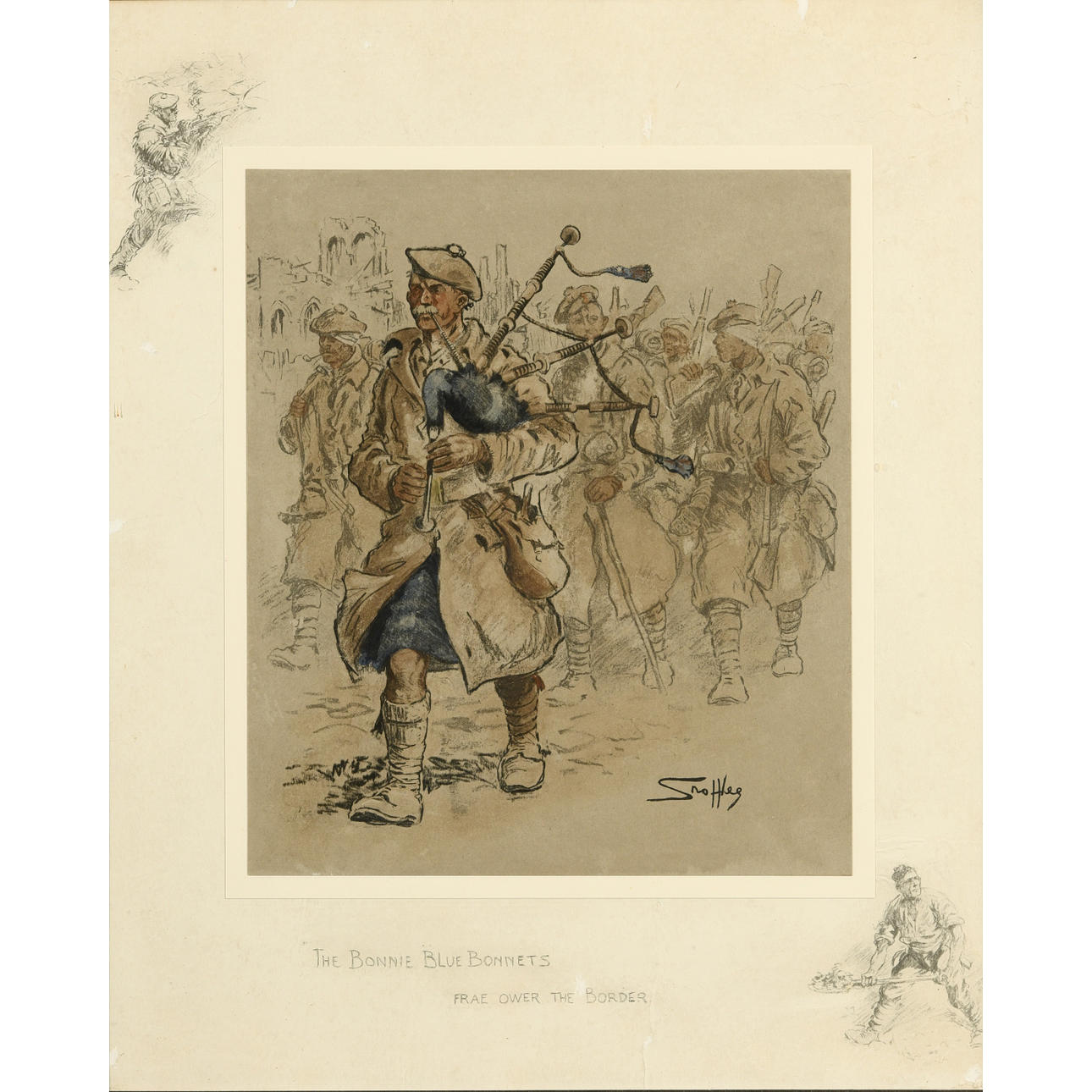 AFTER SNAFFLES (1884-1967). THE BONNIE BLUE BONNETS FRAE OWER THE BORDER.