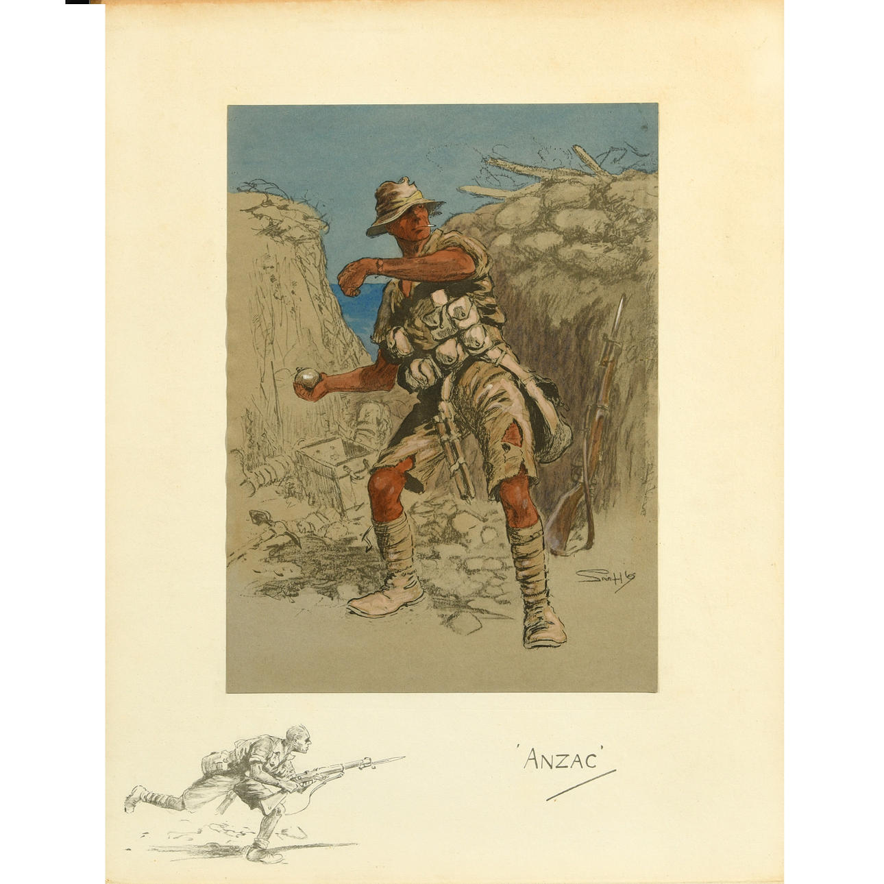 AFTER SNAFFLES (1884-1967). ANZAC.