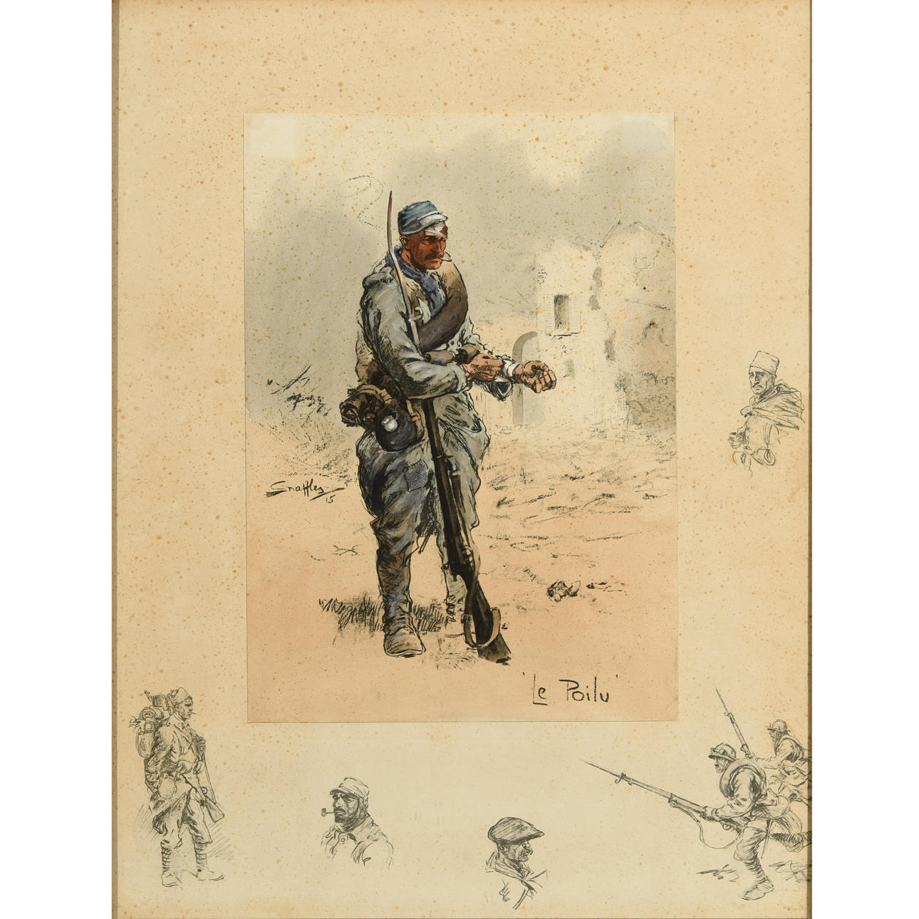 AFTER SNAFFLES (1884-1967). LE POILU.