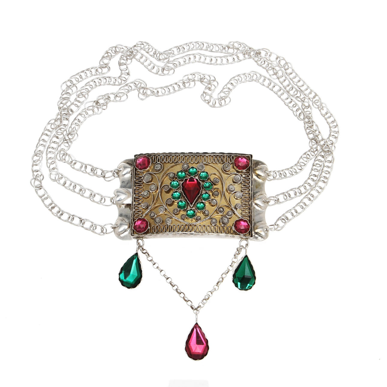 HALSLÅS, silver, Stockholm 1911.