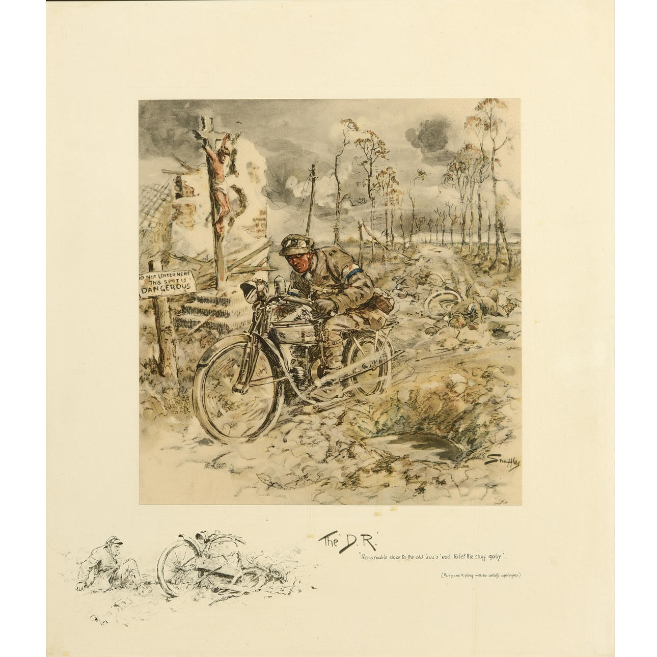 AFTER SNAFFLES (1884-1967). THE D.R. (DESPATCH RIDER).