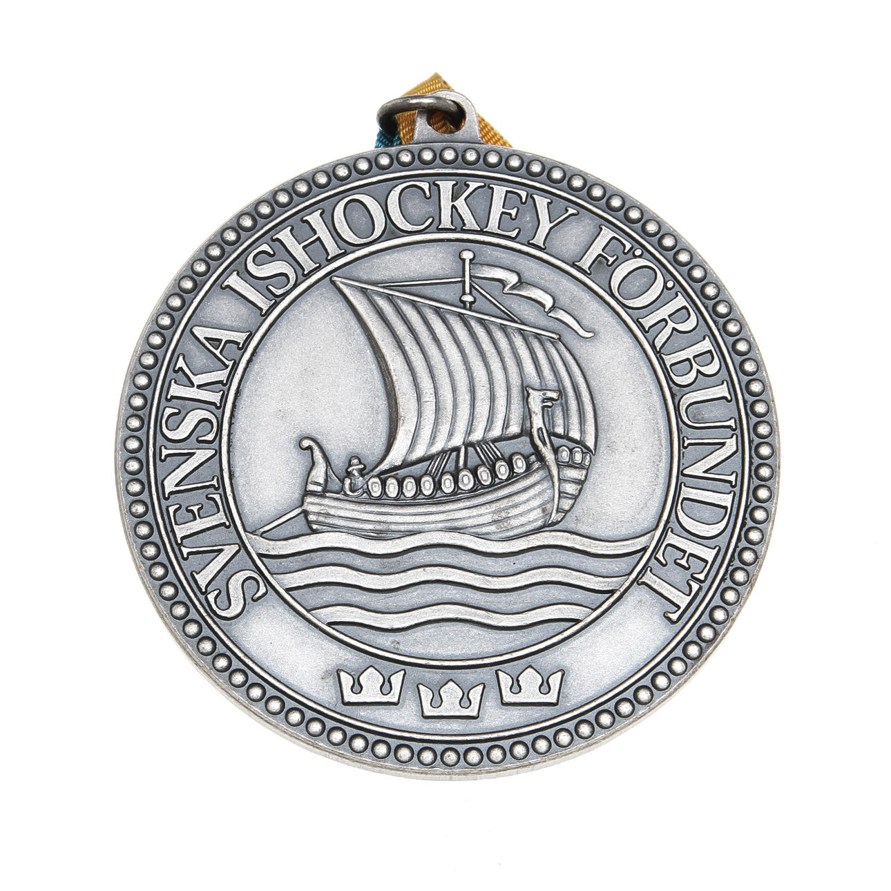 Medalj, elitserien, ishockey, för Frölunda Indians, 1995/96, märkt Sporrong.