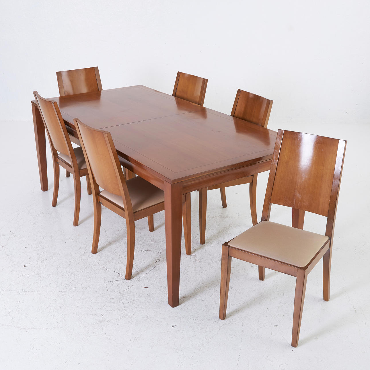 ESSZIMMER-SET, Tisch und 6 Stühle, Grange.