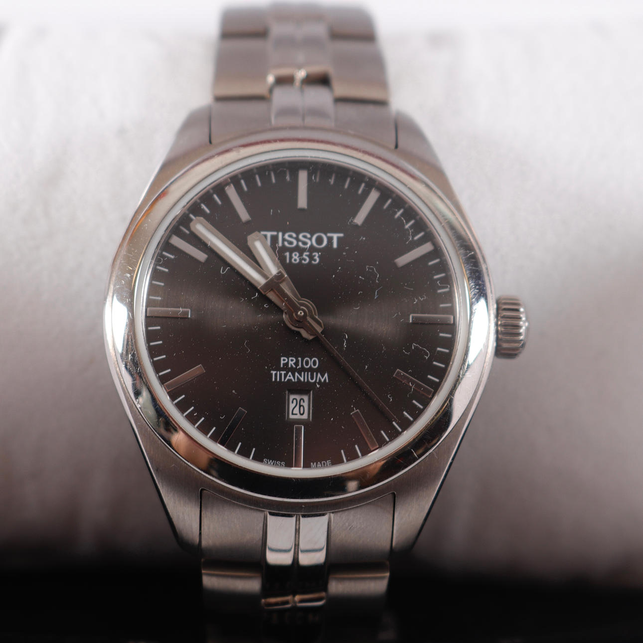 Rannekello, Tissot PR100, titaani.