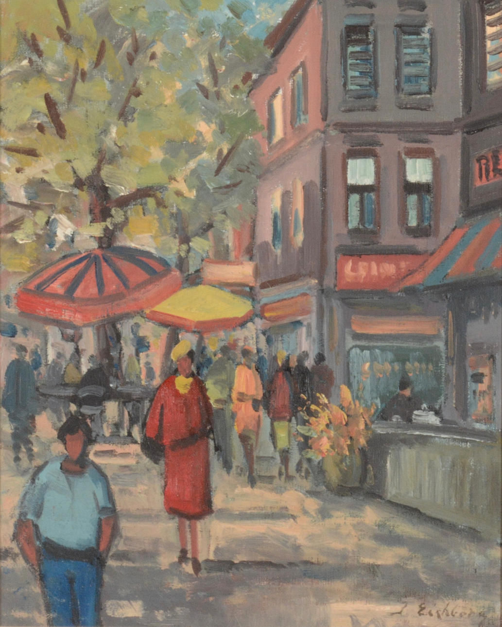 JACK EICHBORN. oil on canvas.