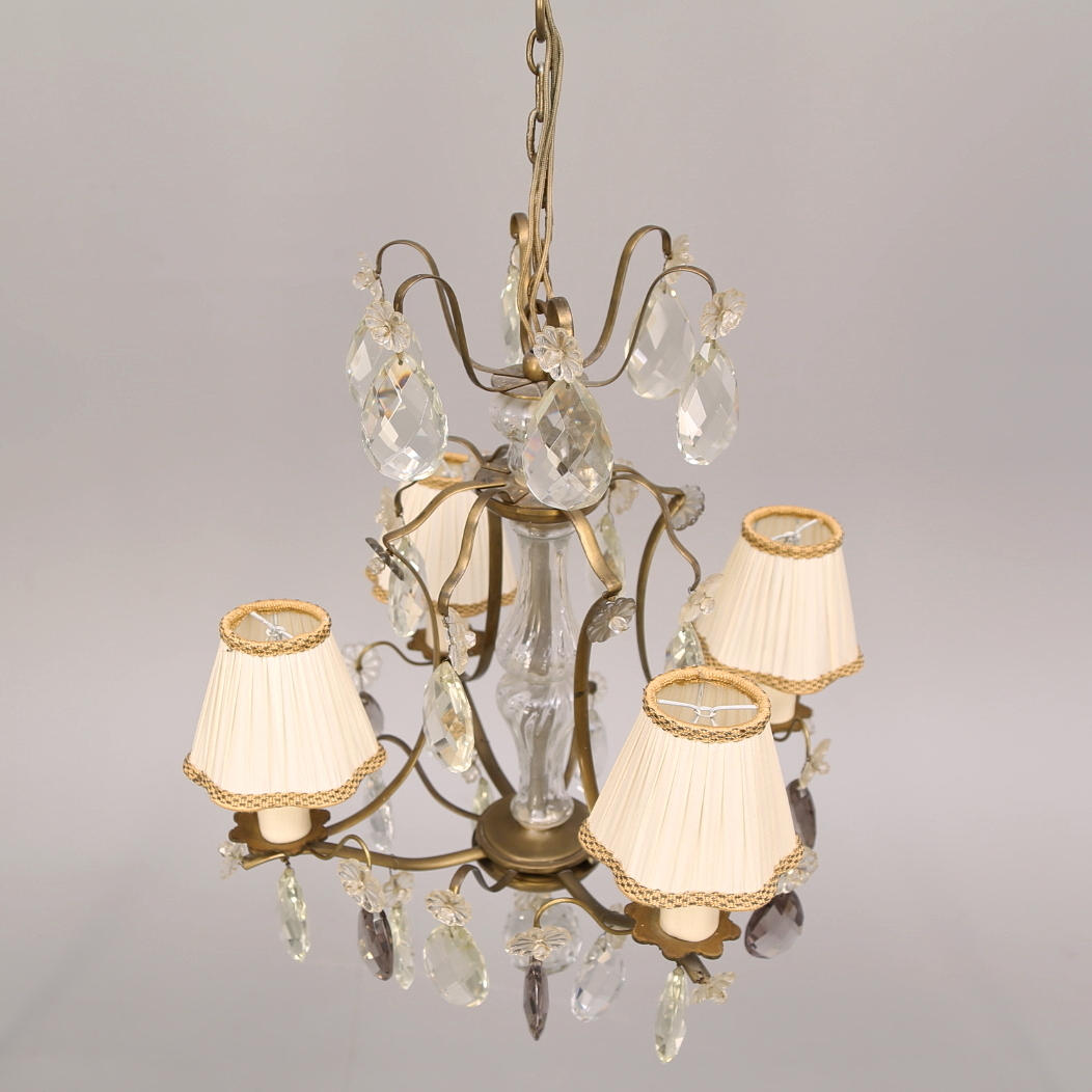 LJUSKRONA, barockstil, 1900-tal, höjd 78 cm.