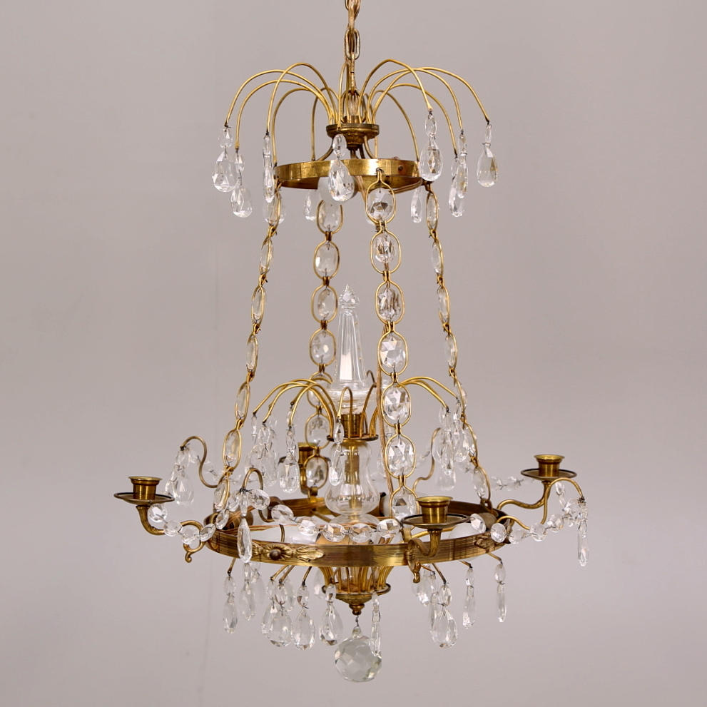 LJUSKRONA, empirstil, 1900-tal, 62 cm.