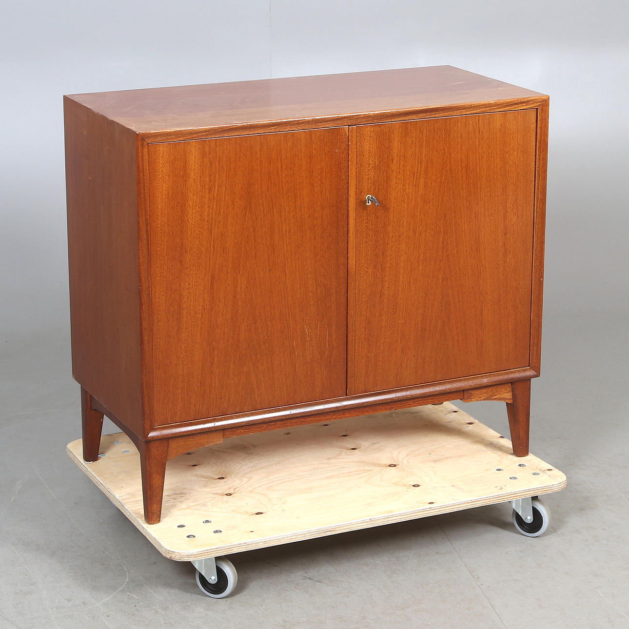 BAR CABINET, teak, mid-20th century.