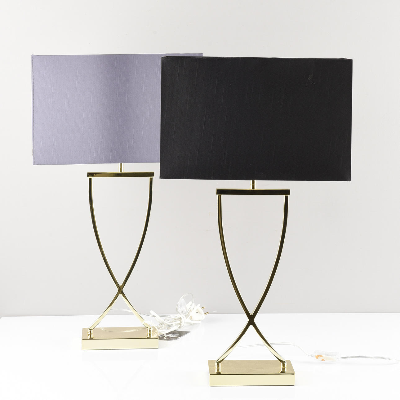 BORDSLAMPOR, ett par, "Omega", By Rydens. samtida.