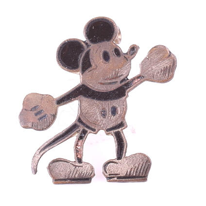 MUSSE PIGG - märke, Disney, Mickey Mouse pin, 1900-talets första hälft.