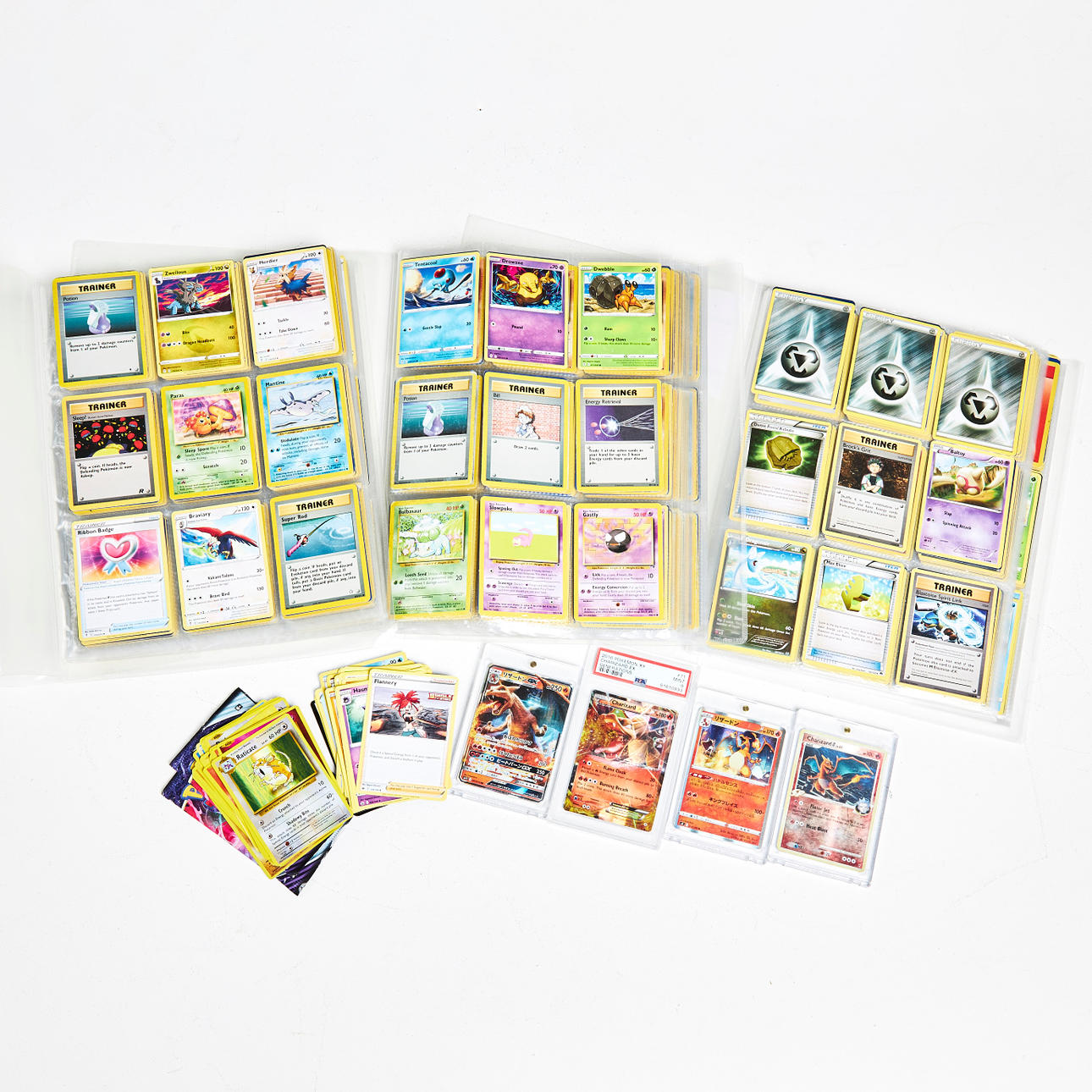 POKMON CARDS, approx. 525 Pokmon cards - includes cards from Base Set,  Fossil, Jungle, Team Rocket, Neo Genesis and others. as well as trainer  cards, energy cards etc. Miscellaneous - Miscellaneous - Auctionet