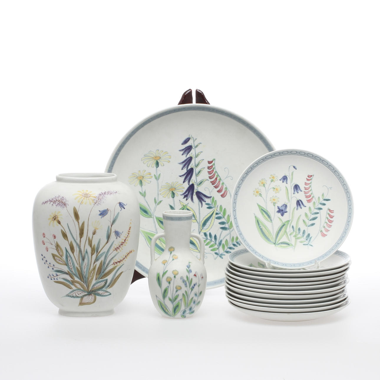 PARTI PORSLIN, 15 delar, Lars Thorén, Rörstrand.