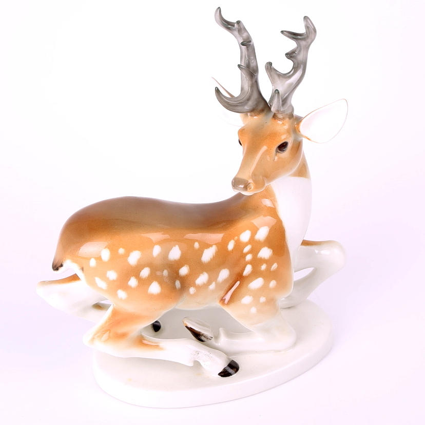 PORSLINSFIGURIN, hjortdjur.