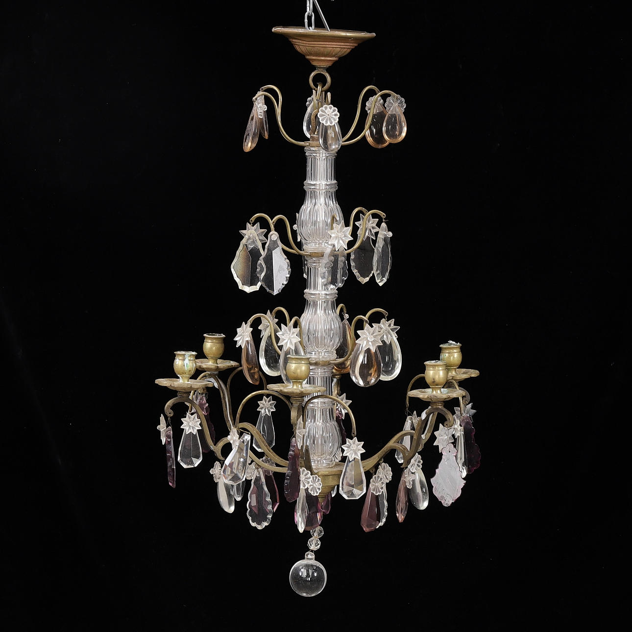 CHANDELIER, 19th/20th century, height 70 cm.