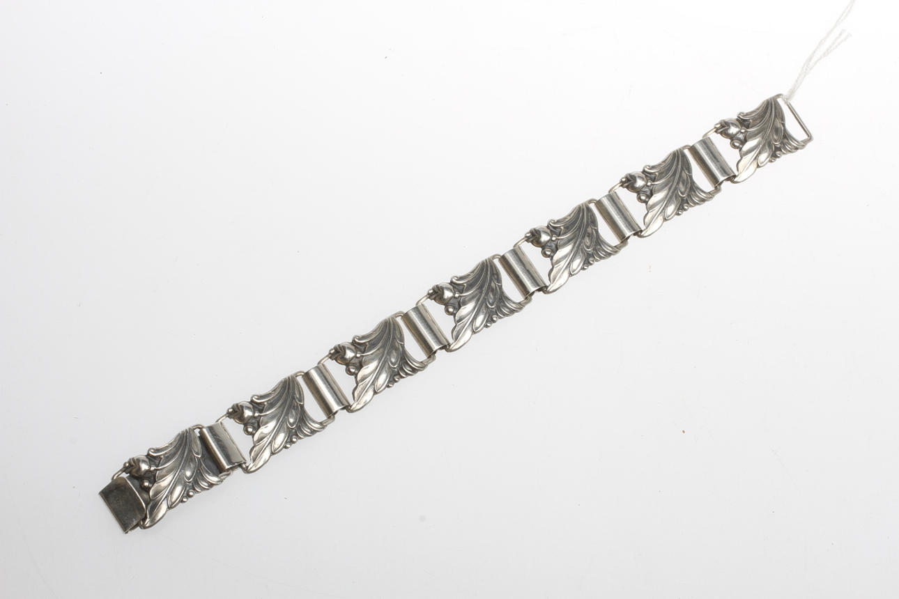 ARMBAND, silver, Asa-Silver H. Olsson, Falkenberg 1950.