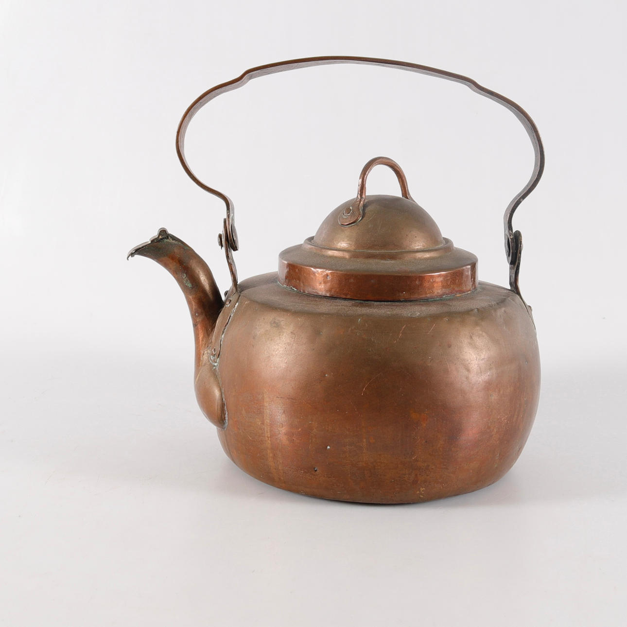 KAFFEKANNA, koppar, 1700-tal.