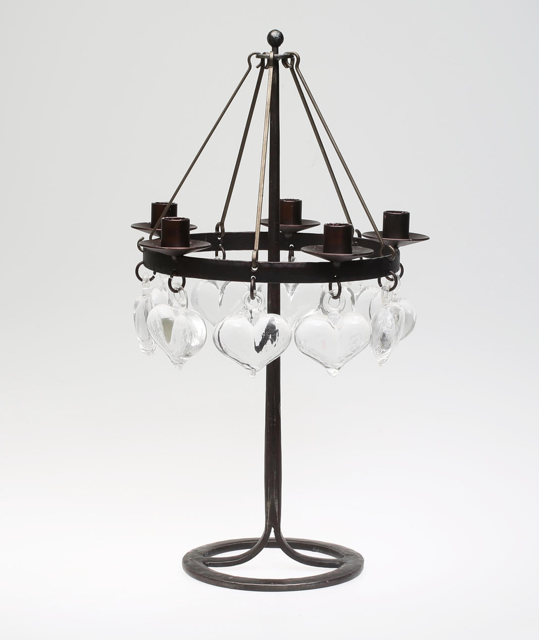 KANDELABER, smide, Boda.