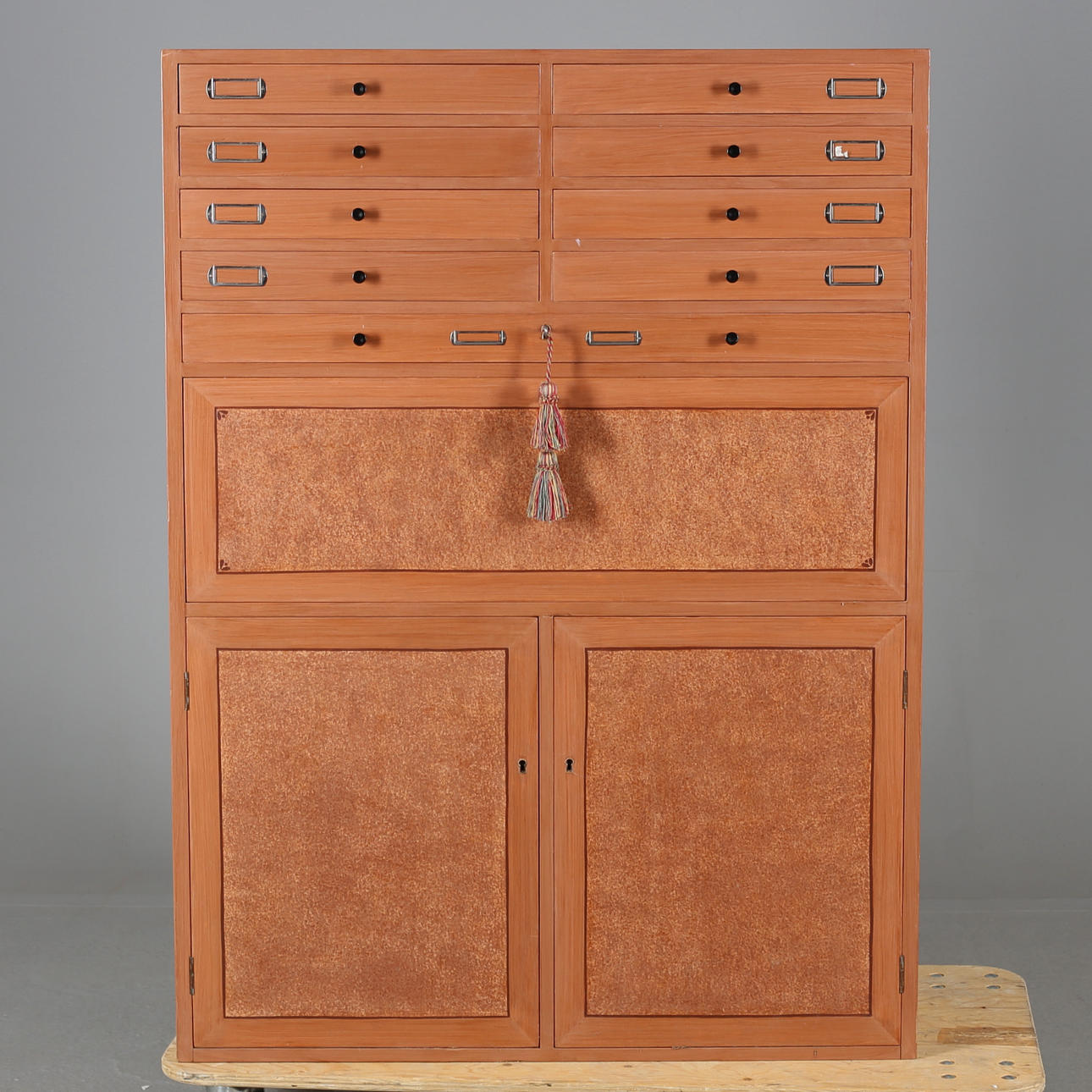 ARKIVSKAB, træ, 9 skuffer, 1900-tallet.