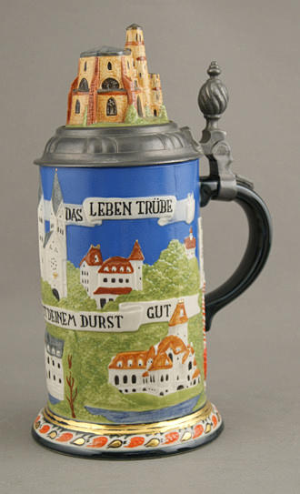 ÖLMUGG, Manufactory Mettlach, Villeroy & Boch. Lim. Ed., 180/3000, 1976/1.