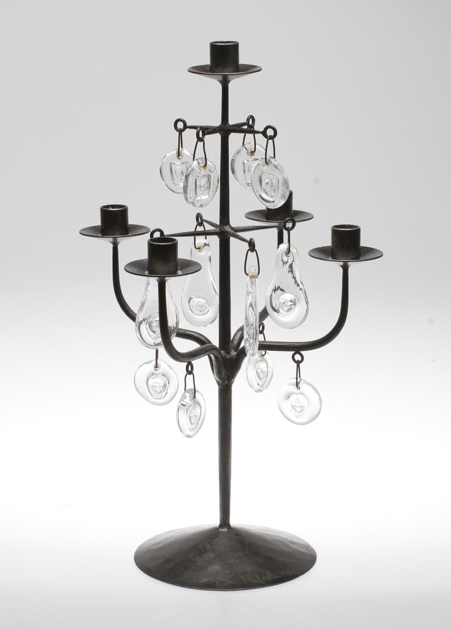 KANDELABER, smide, Erik Höglund, Boda.