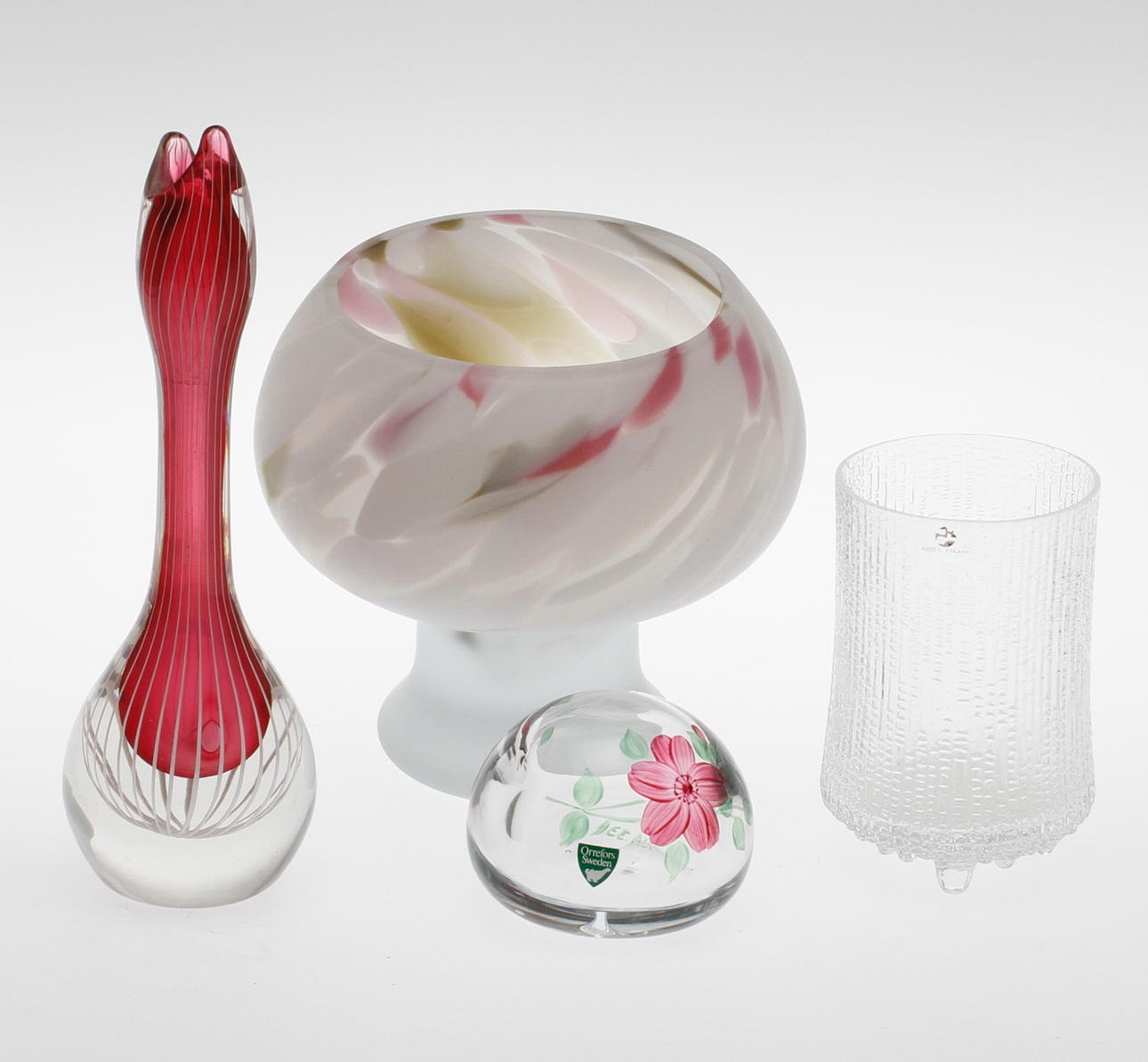 PARTI GLAS, 4 delar, bl.a. Eva Englund, Iittala.