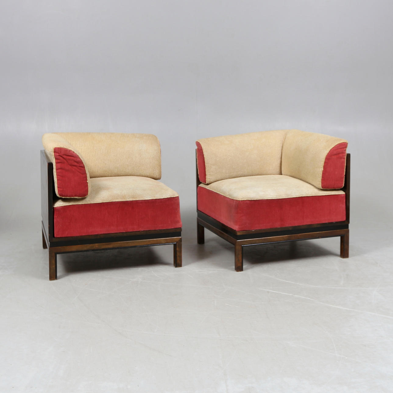 ARMCHAIRS, a pair, Art Deco, 1920s/30s.