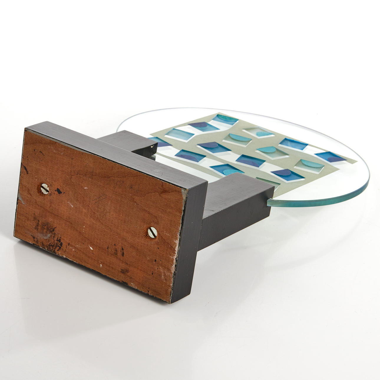 KRISTIN RAPP (FÖDD 1959). Object, blasted, ground and colored flat ...