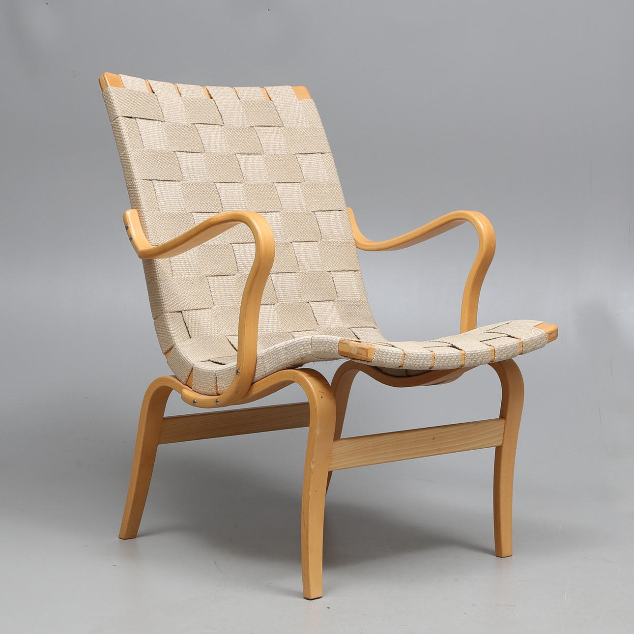 BRUNO MATHSON. karmstol, "Eva", märkt Bruno Mathson by DUX.