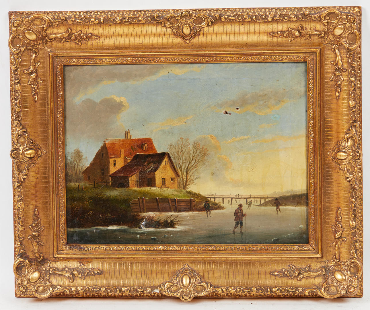 Unbekannte/r Künstler*in, Gemälde, Eisvergnügen.