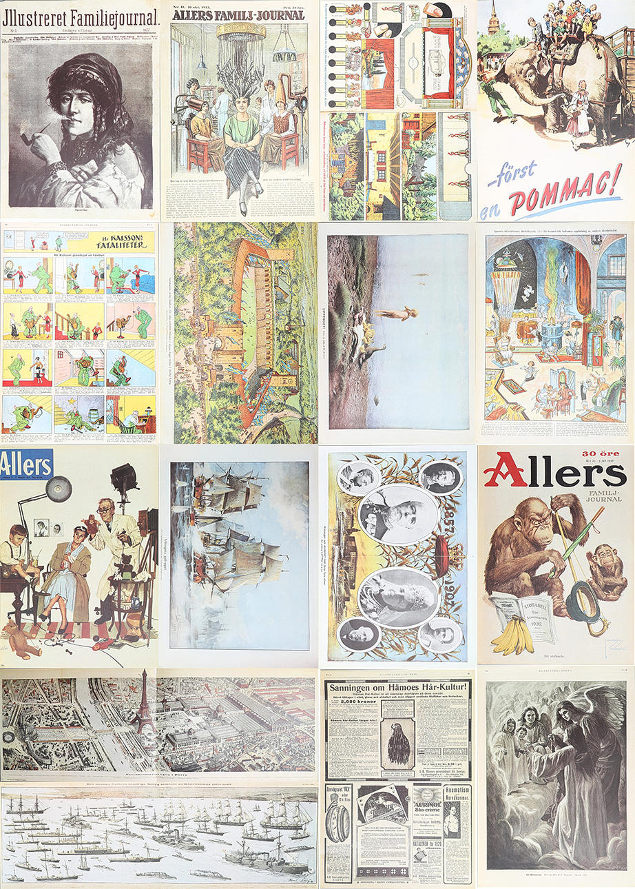 GRAFIKMAPP, 16 blad, Jubileums-mapp, Allers.