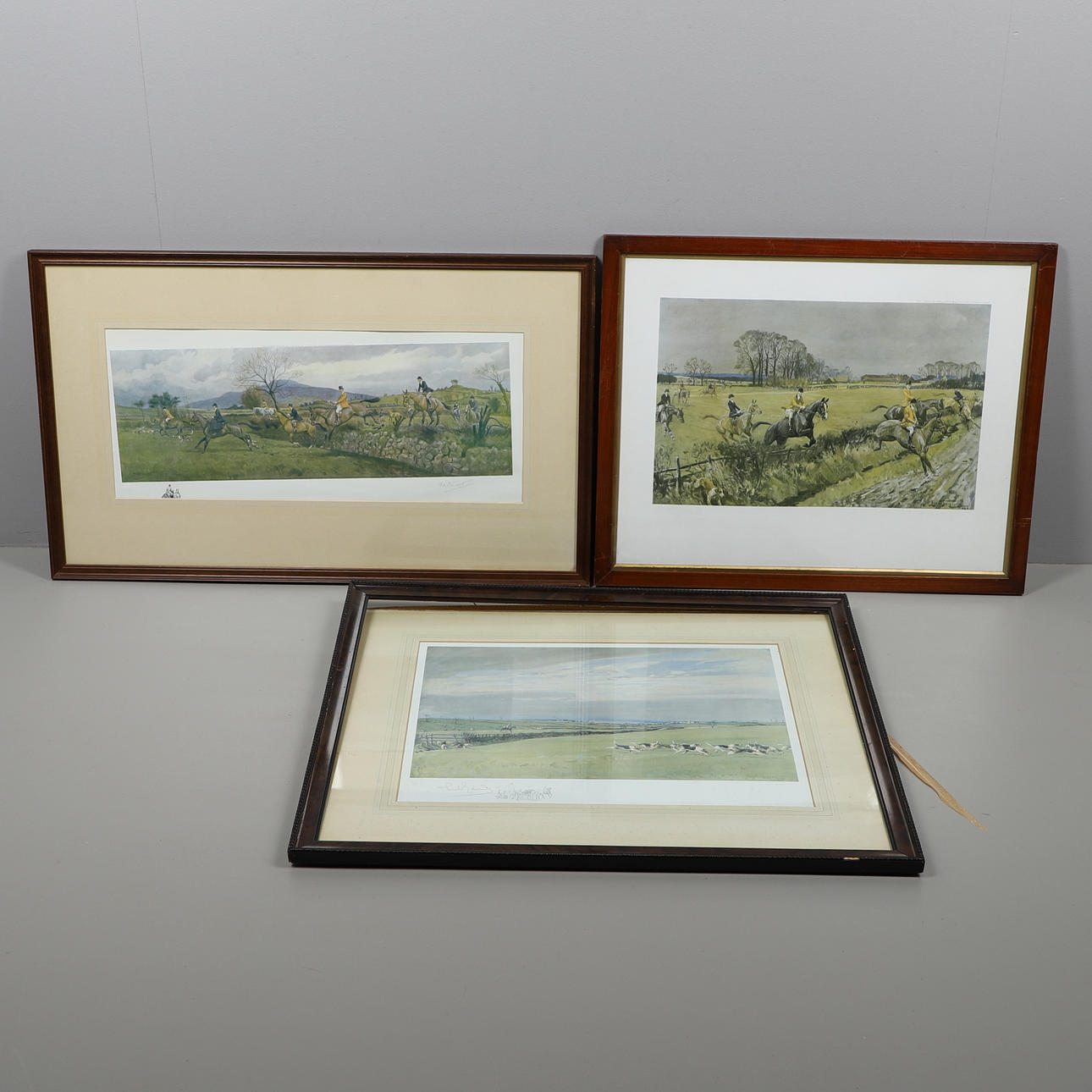 THREE SPORTING PRINTS.