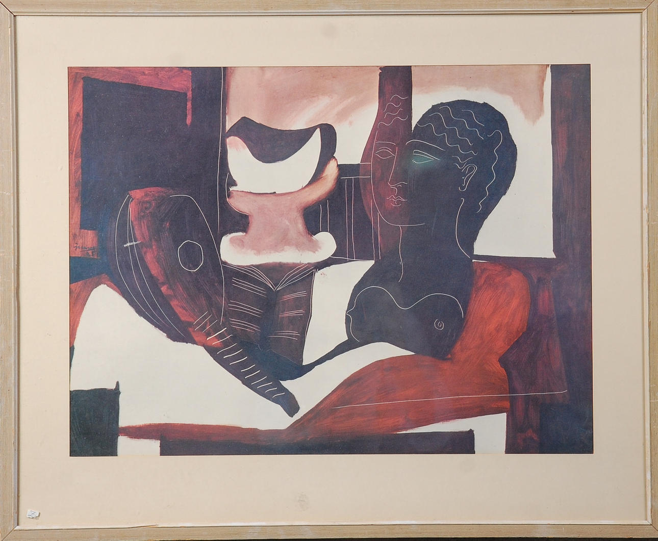 PABLO PICASSO. EFTER. färglitografi, numrerat A tergo 1217/62.