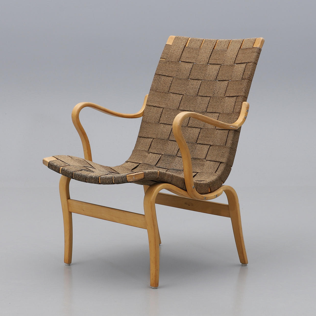 BRUNO MATHSSON. FÅTÖLJ, "EVA", Firma Karl Mathsson.