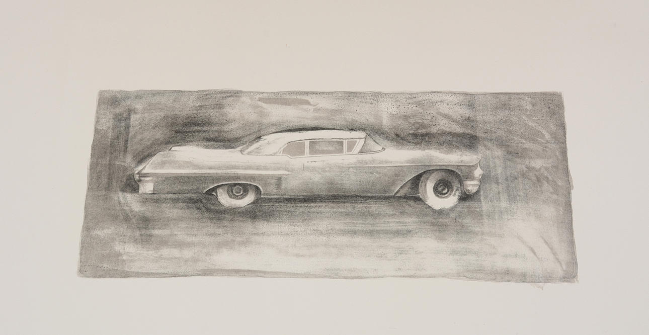 JOHN ERIK FRANZÉN. Litografi.