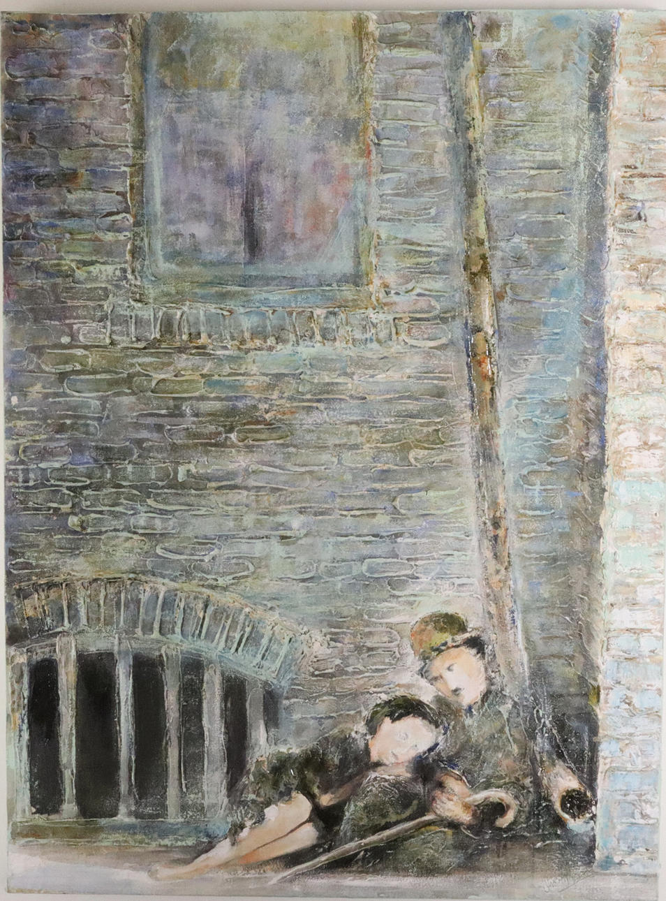 Unknown artist, Oil on canvas, signed and dated 1990. Art - Paintings ...