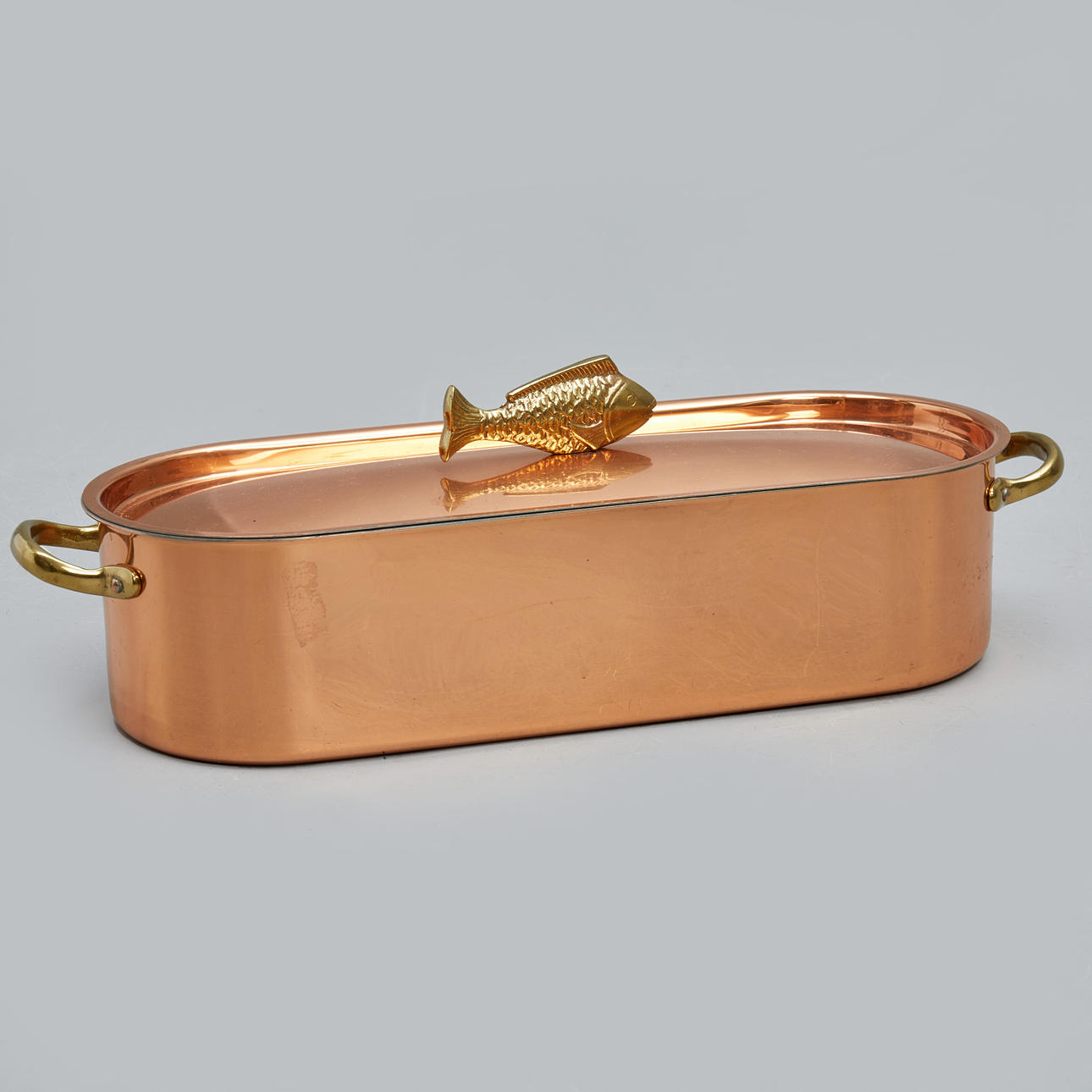 FISH STOW with insert, "DORRE", copper.