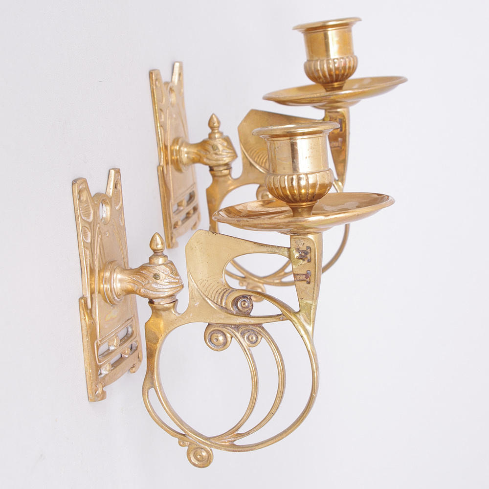 PIANOLAMPETTER, mässing, jugend.