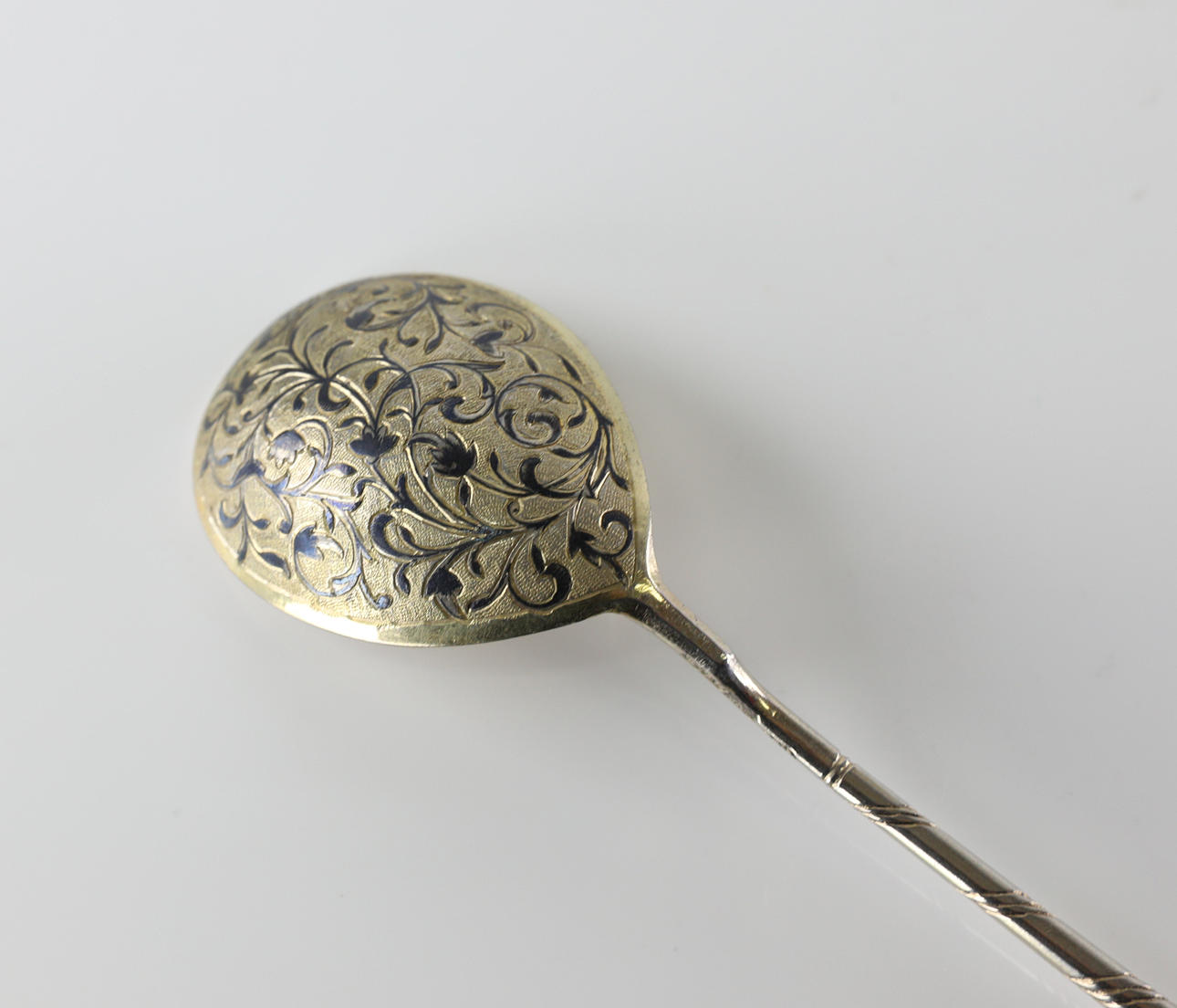 SPOON, silver, Andrei Antonovich Kovalsky, 19th century.