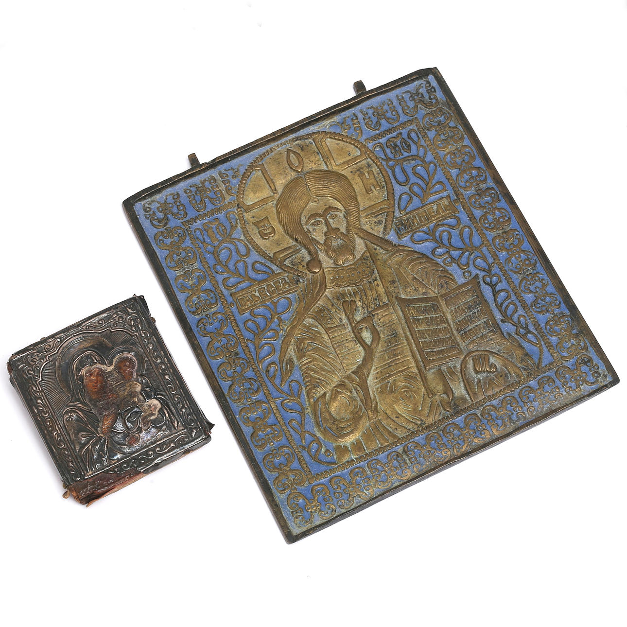 ICONS 2 pcs., Russia, 19th century.