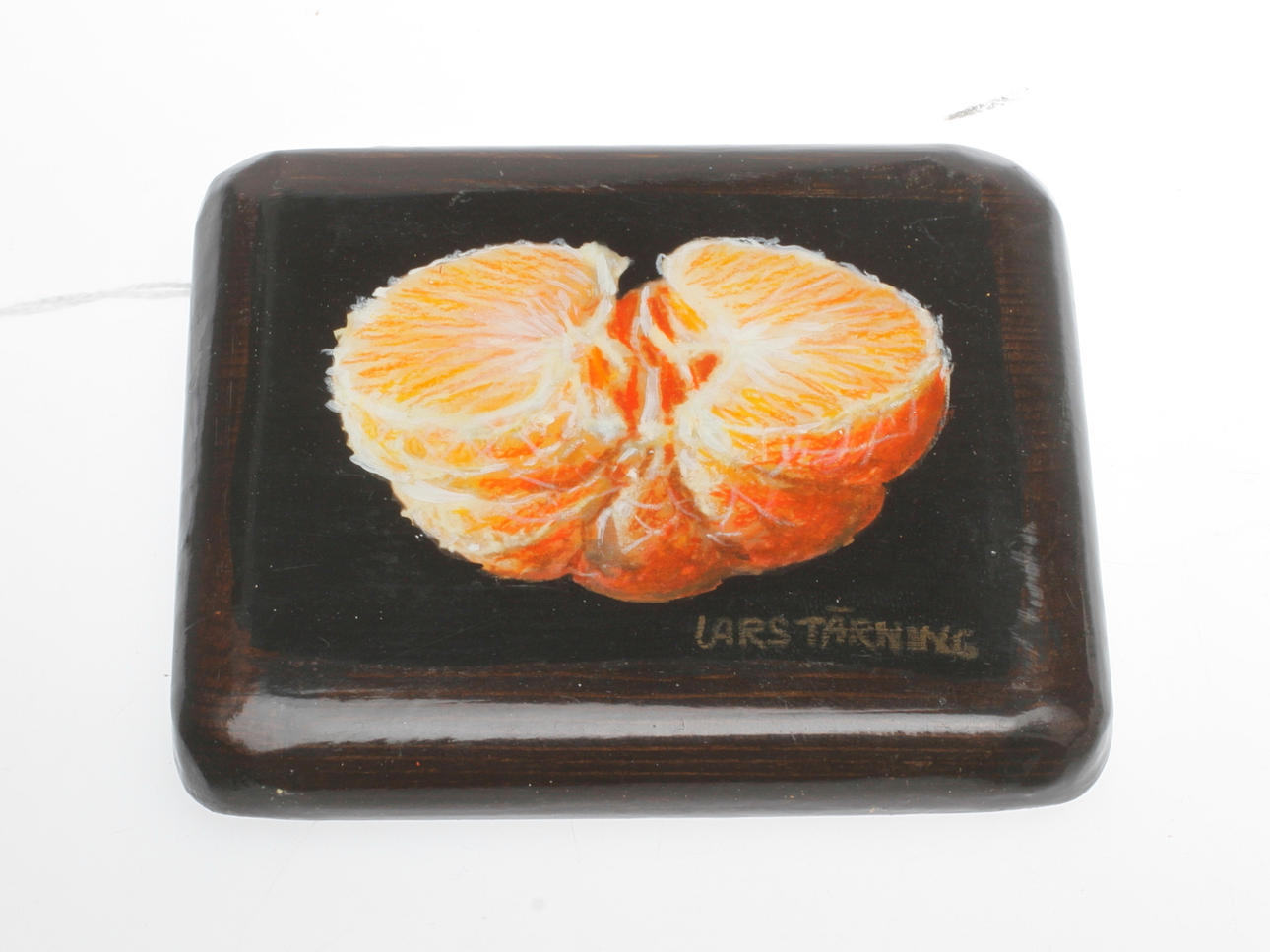 LARS TÄRNING. Blandteknik på pannå, signerad.