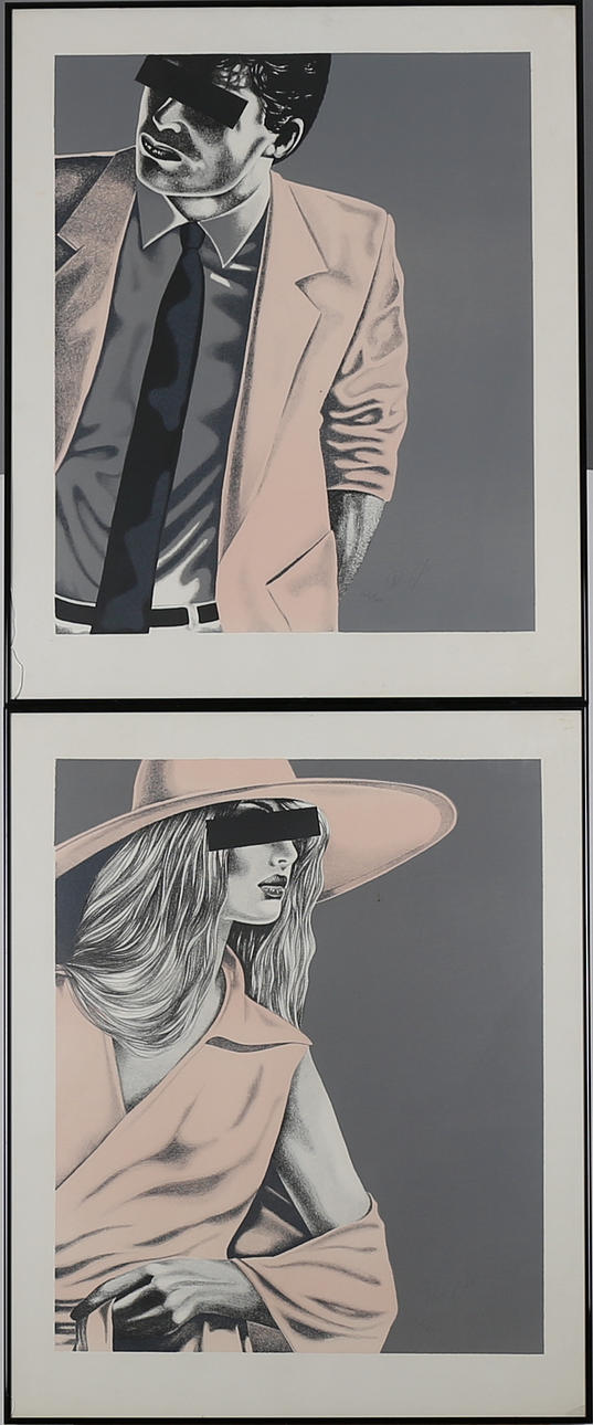 TOMAS HAFSTRÖM. Färglitografier, 2 st, numrerade samt signerade.