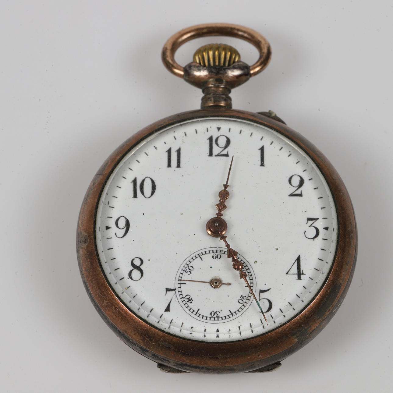 POCKET, so-called granny watch, silver.