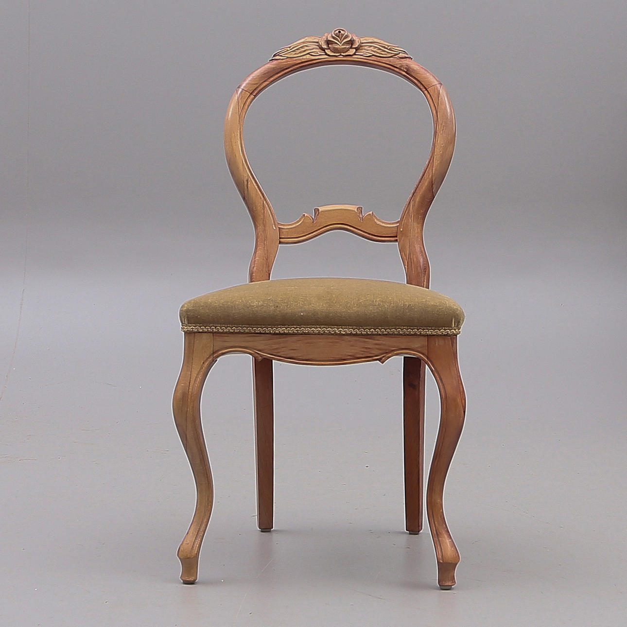 SILLA, neo-rococó, marcada RDA, siglo XX.