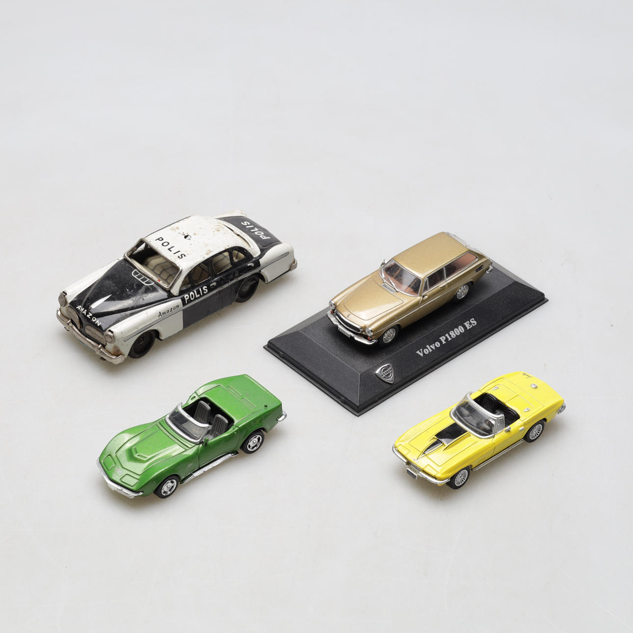 MODEL CARS, 4 pcs, 1900s.