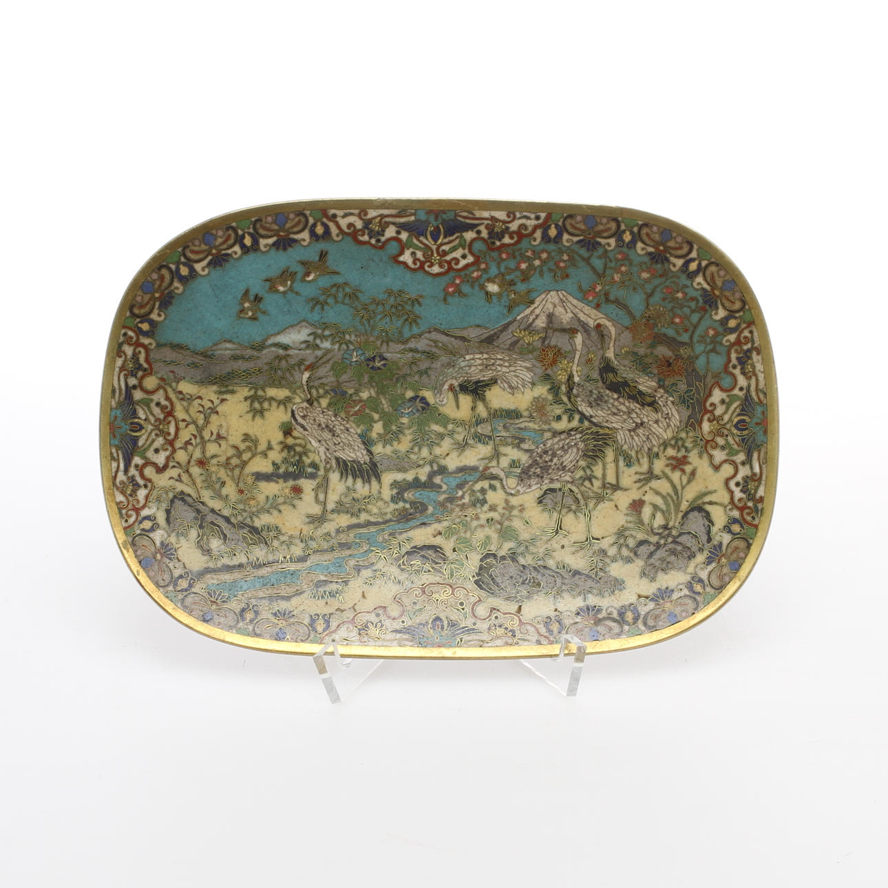 FAT, cloisonné, orientaliskt.